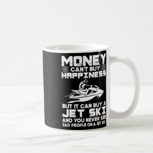 Caneca De Café Jet Skiing Money não pode Comprar a felicidade, ma