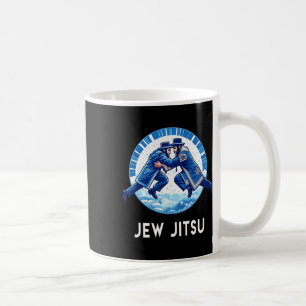 Caneca De Café Jew Jitsu Karate Funny Hanukkah Jiu Jitsu Martial