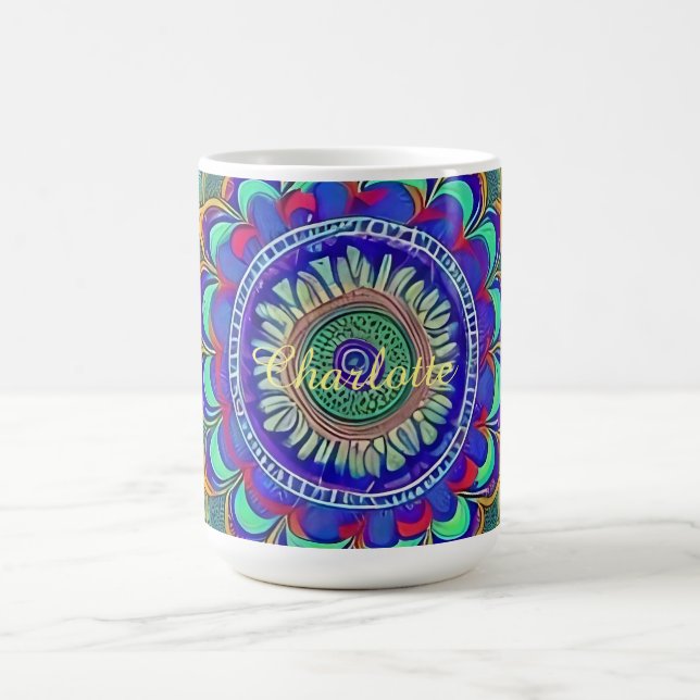 Caneca De Café Jewel Mandala Mandala Coffee Mug (Centro)