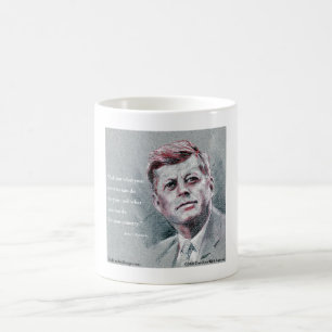 Caneca De Café JFK & Citação