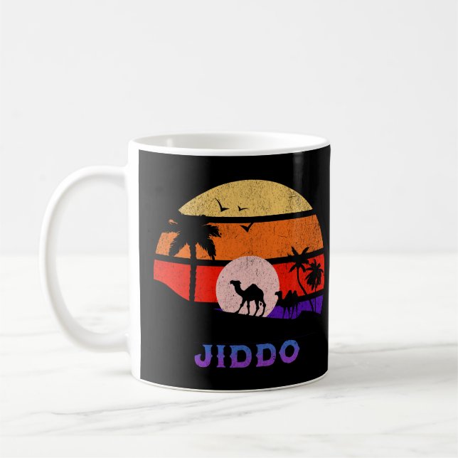 Caneca De Café Jiddo Retro Sunset Ocean Avô (Esquerda)
