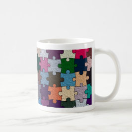Caneca De Café Jigsera Quebra-cabeça Mug