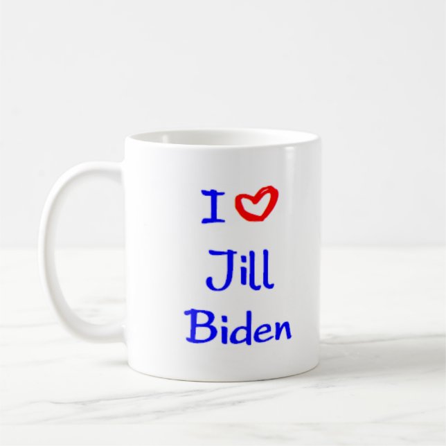 Caneca De Café jill biden Mug (Esquerda)
