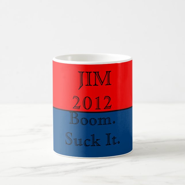 Caneca De Café Jim 2012: Crescimento. Sugue-o (Centro)