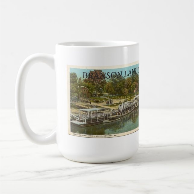 Caneca De Café Jim Owen e aterragem de Branson (Esquerda)
