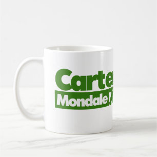 Caneca De Café Jimmy Carter 76 Carter Mondale retro Politics