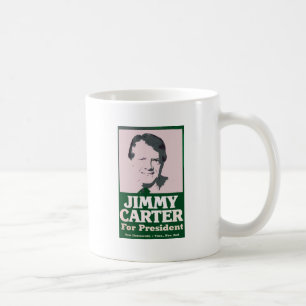Caneca De Café Jimmy Carter afligiu o olhar cortado