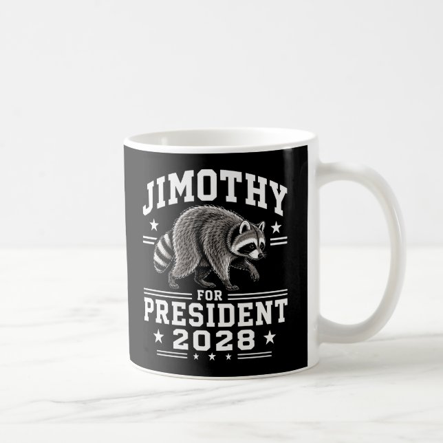 Caneca De Café Jimothy para presidente 2028 (Direita)