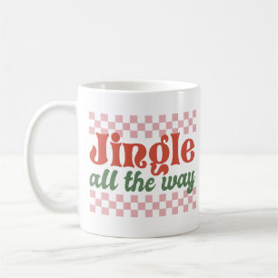 Caneca De Café Jingle, até o Natal Retro