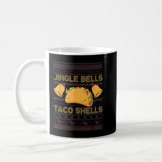 Caneca De Café Jingle Bell Taco Concha Engraçado Natal Mexicano