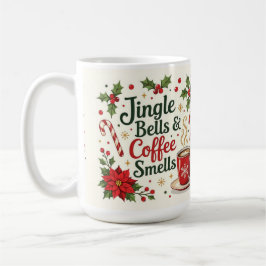 Caneca De Café Jingle bells and coffee smells