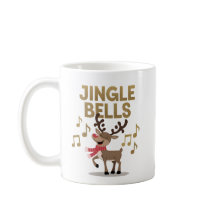 Jingle Bells Cantando Reindeer Mug