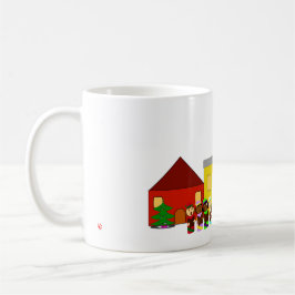 Caneca De Café Jingle Claws Train Town Wraparound Mug #1