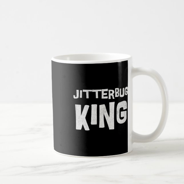 Caneca De Café Jitterbug Dance King Swing Dançando Lindy Salto Da (Direita)