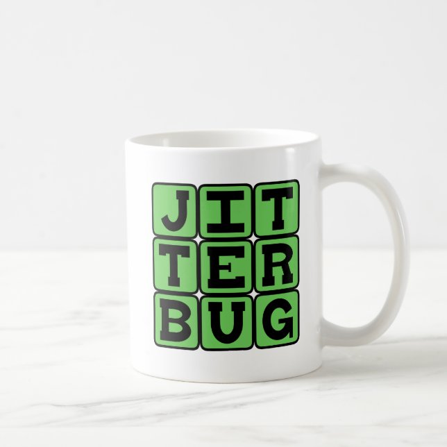 Caneca De Café Jitterbug, Tipo de Dança (Direita)