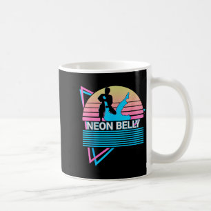 Caneca De Café Jiu Jitsu Bjj Engraçado Retro Neon Barriga