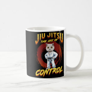 Caneca De Café Jiu Jitsu Brasileiro A Arte Do Controle - Fofo