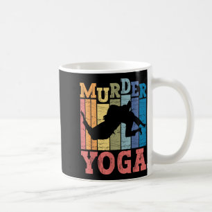 Caneca De Café Jiu Jitsu Brasileiro Assassinato Yoga Engraçado BJ
