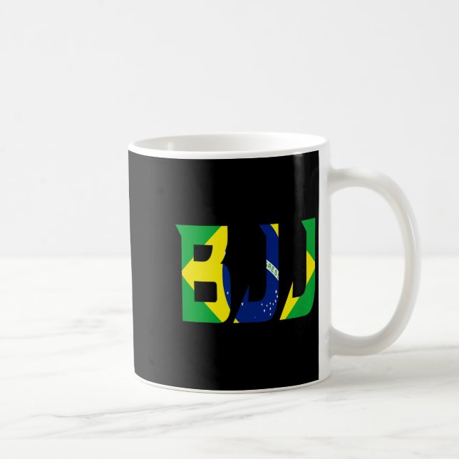 Caneca De Café Jiu Jitsu Brasileiro BJJ (Direita)