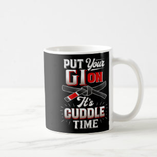 Caneca De Café Jiu-Jitsu Brasileiro Coloque o Gi no BJJ Jiu-Jitsu