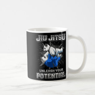 Caneca De Café Jiu Jitsu Brasileiro de MMA e Grappling Luta de BJ