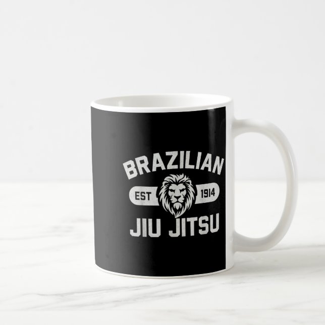 Caneca De Café Jiu Jitsu Brasileiro Est 1914 (Direita)