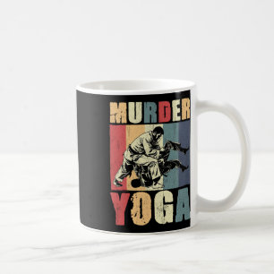 Caneca De Café Jiu Jitsu Brasileiro Retrô Assassinato Yoga Engraç