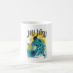 Caneca De Café Jiu Jitsu Grunge