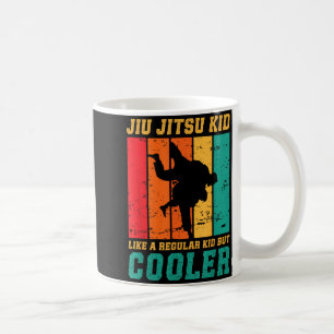 Caneca De Café Jiu Jitsu Kid Arte Marcial Engraçado BJJ