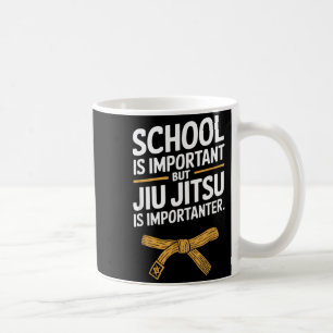 Caneca De Café Jiu Jitsu Kid Jiu Jitsu é Imrtanter BJJ engraçado