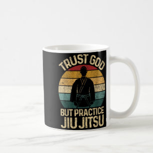 Caneca De Café Jiu Jitsu Retro Brasileiro BJJ Jujitsu MMA