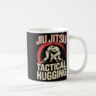 Caneca De Café Jiu Jitsu Retro Vintage Jiu Jitsu Abraço Tático
