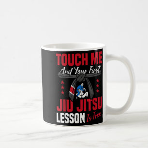 Caneca De Café Jiu Jitsu Toque Vintage e Primeira Aula de Jiu Jit