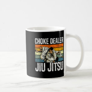 Caneca De Café Jiu Jitsu Vintage Retro Estrangulador Comerciante