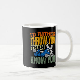 Caneca De Café Jiu Jitsu Vintage Retro Id Prefiro Jogar Você Do Q