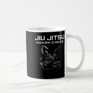 Caneca De Café Jiu Jitsu Xadrez Brazilian Jujitsu MMA