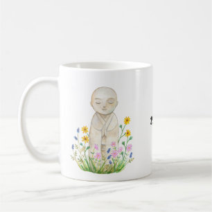 Caneca De Café Jizo Buddha Spiritual Calm Serenity Nome personali