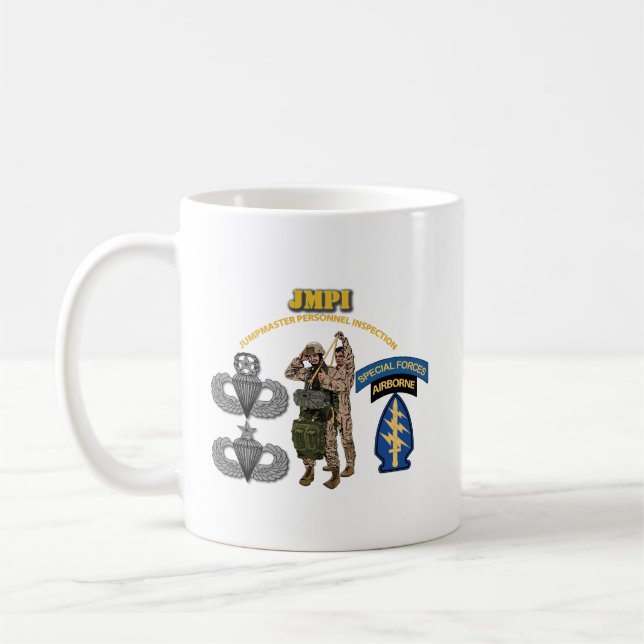 Caneca De Café JMPI - Grupos de Forças Especiais V1 (Esquerda)