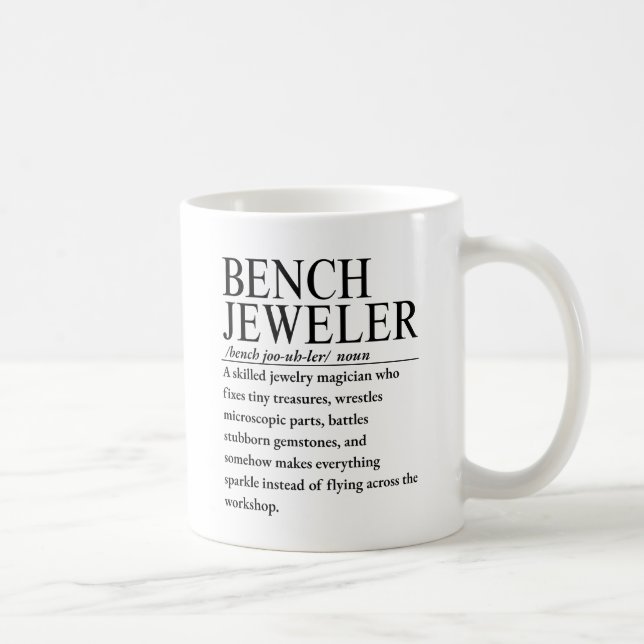 Caneca De Café Joalheiro de bancada  (Direita)