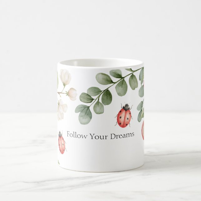Caneca De Café Joaninhas das Flores Brancas (Centro)