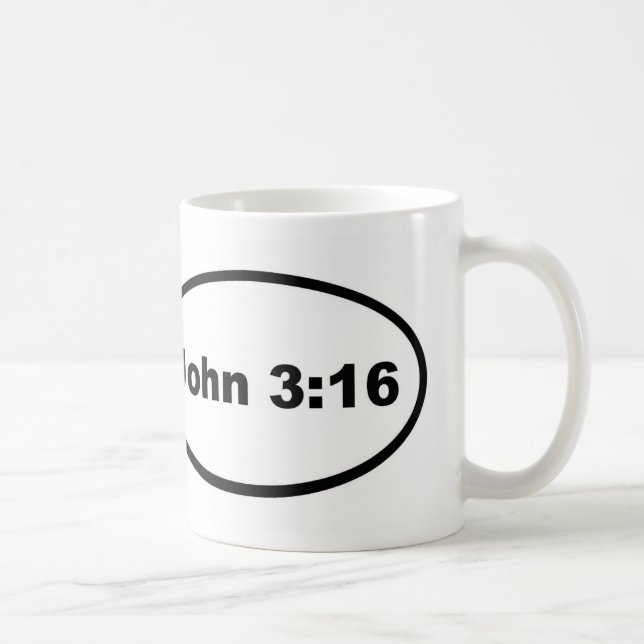 Caneca De Café João 3:16 (Direita)