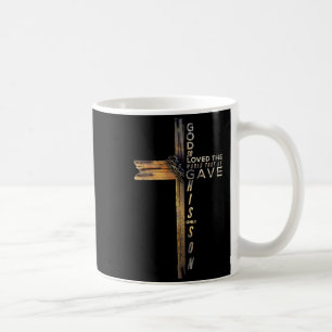 Caneca De Café João 3_16 Cruz Cristã Bíblia 2025 Atualização