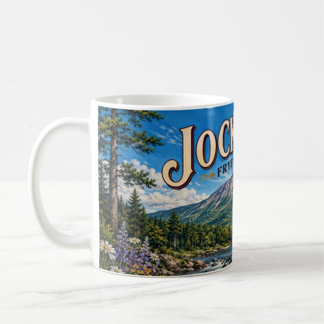 Caneca de Café Jockey Cap Fryeburg Maine (Esquerda)