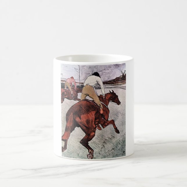 Caneca De Café Jockey e Race Horse, Lautrec (Centro)