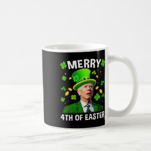 Caneca De Café Joe Biden engraçado Dia de São Patrício Alegre 4 d