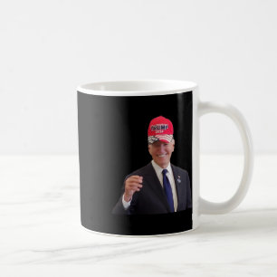 Caneca De Café Joe Biden engraçado usa boné Trump 2024
