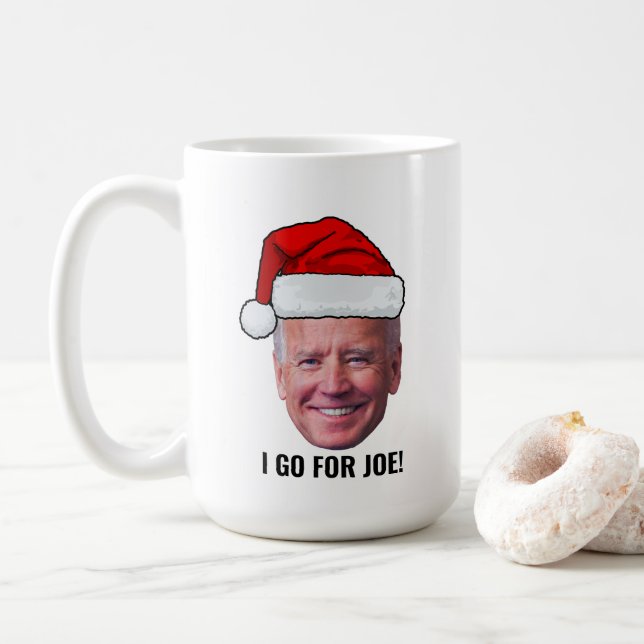Caneca De Café Joe Biden Face (Com Donut)