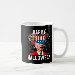 Caneca De Café Joe Biden Feliz Halloween Por Diversão th De Julho