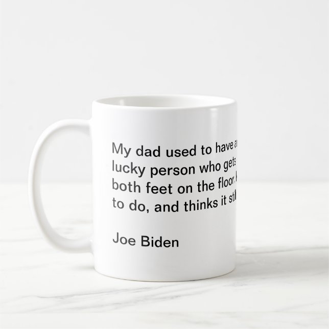 Caneca De Café Joe Biden Integrity Mug (Esquerda)