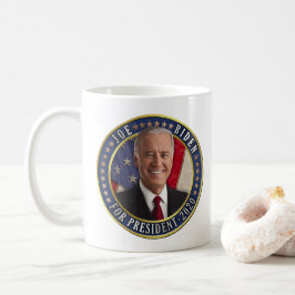 Caneca De Café Joe Biden para Presidente 2020 Foto Democrata